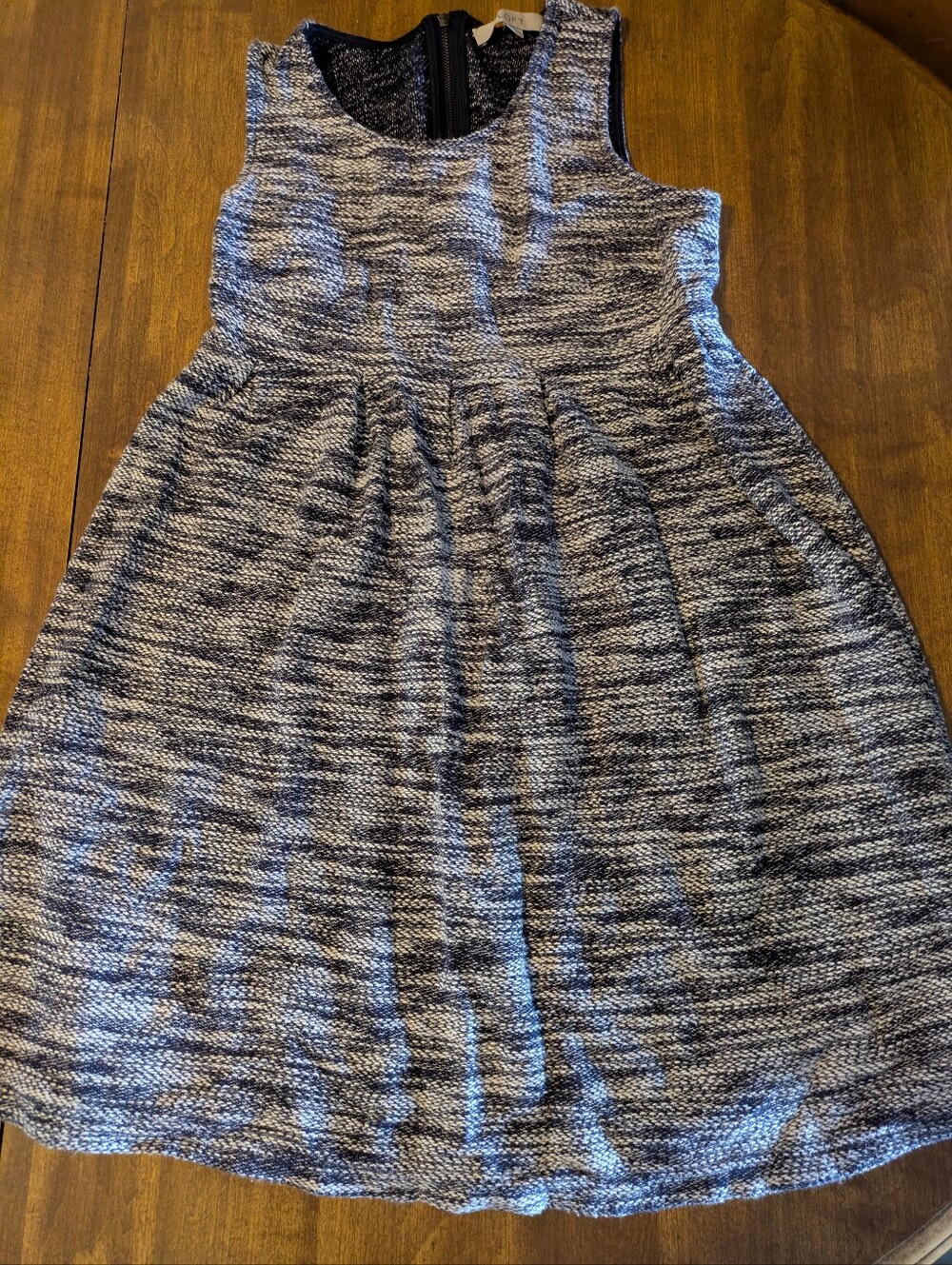 Ann Taylor Loft Nubby Tweed Flared Skirt Dress MP